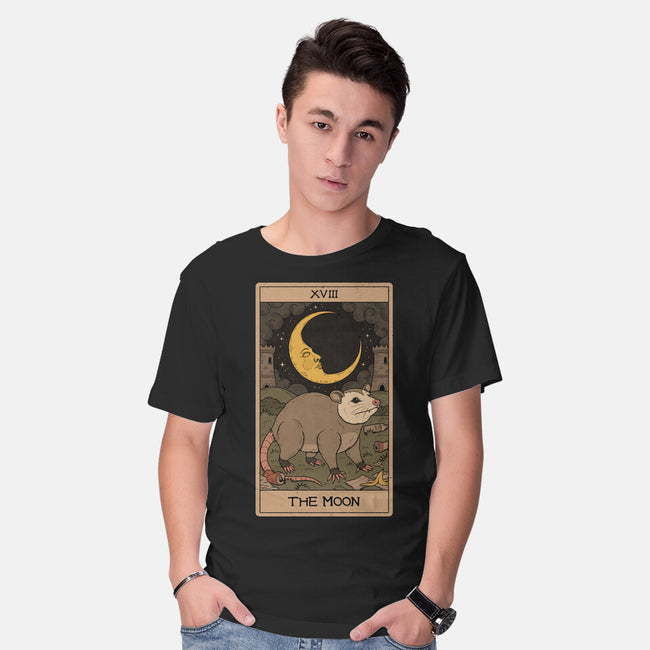 The Moon Opossum Tarot-Mens-Basic-Tee-Thiago Correa