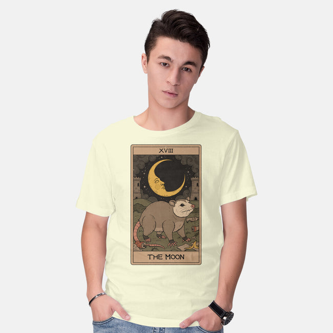 The Moon Opossum Tarot-Mens-Basic-Tee-Thiago Correa