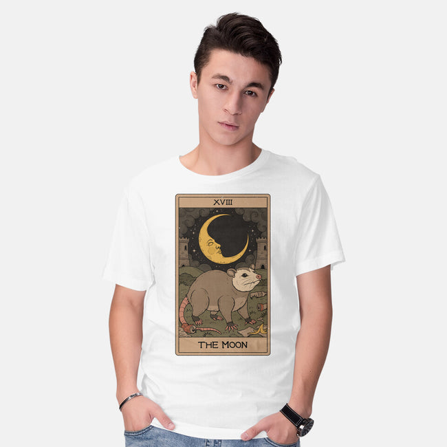 The Moon Opossum Tarot-Mens-Basic-Tee-Thiago Correa