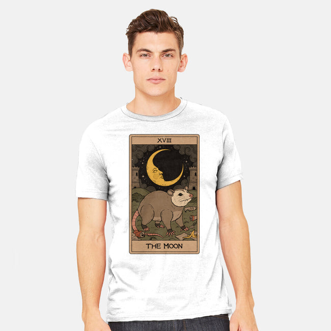 The Moon Opossum Tarot-Mens-Heavyweight-Tee-Thiago Correa