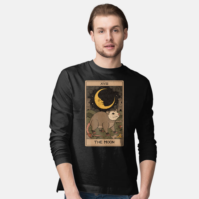 The Moon Opossum Tarot-Mens-Long Sleeved-Tee-Thiago Correa
