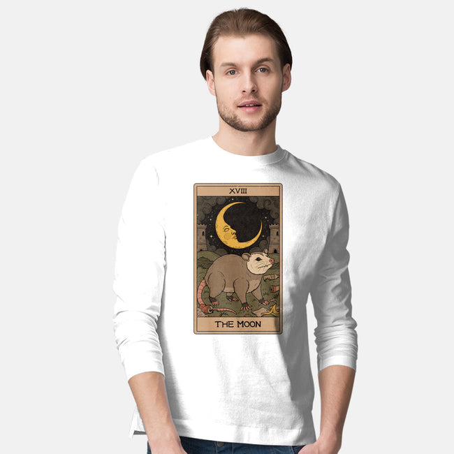 The Moon Opossum Tarot-Mens-Long Sleeved-Tee-Thiago Correa