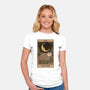 The Moon Opossum Tarot-Womens-Fitted-Tee-Thiago Correa