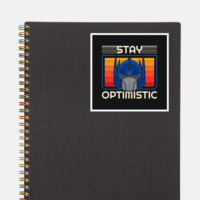 Stay Optimistic-None-Glossy-Sticker-sachpica