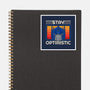 Stay Optimistic-None-Glossy-Sticker-sachpica
