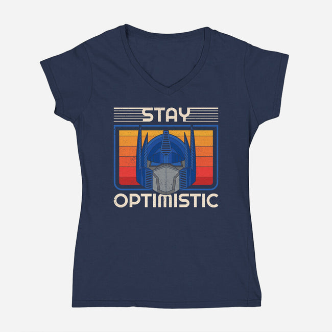 Stay Optimistic-Womens-V-Neck-Tee-sachpica