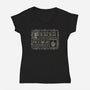 Consult The Book Of Armaments-Womens-V-Neck-Tee-piercek26
