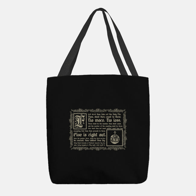 Consult The Book Of Armaments-None-Basic Tote-Bag-piercek26