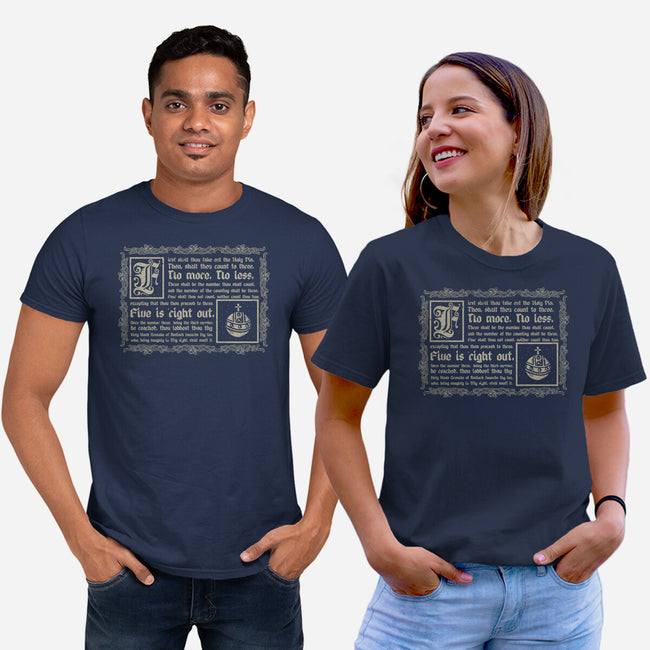 Consult The Book Of Armaments-Unisex-Basic-Tee-piercek26