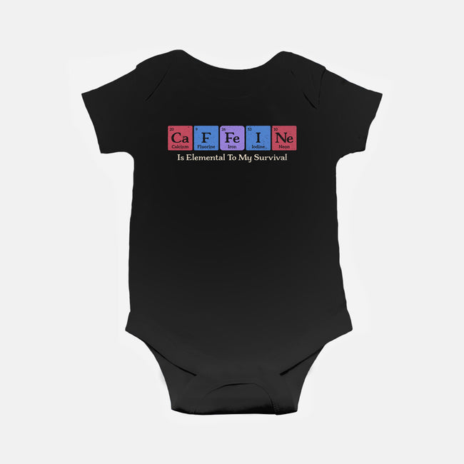 Caffeine Is Elemental-Baby-Basic-Onesie-Popnotic