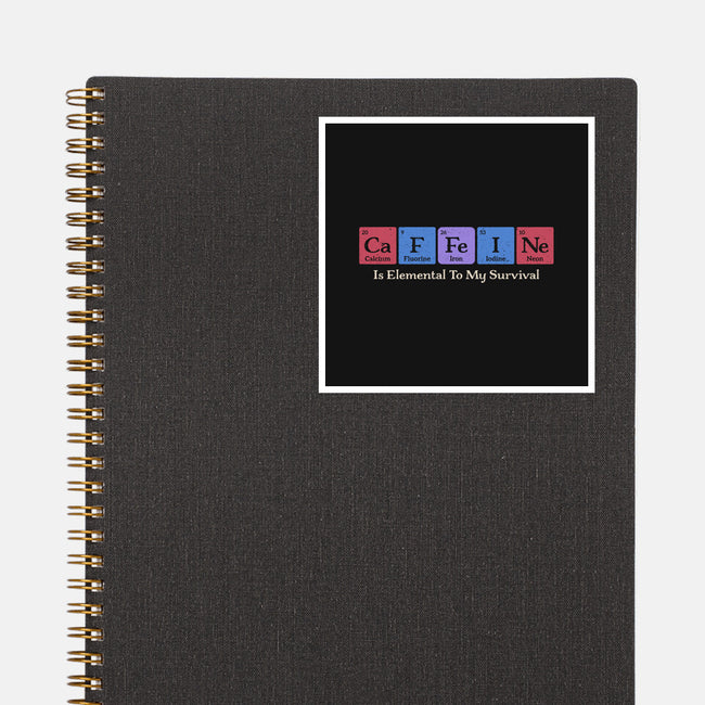 Caffeine Is Elemental-None-Glossy-Sticker-Popnotic