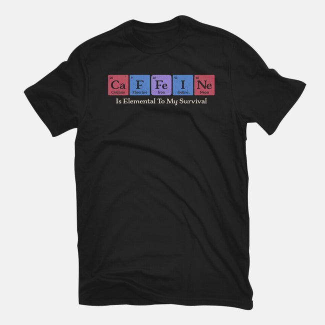 Caffeine Is Elemental-Mens-Basic-Tee-Popnotic