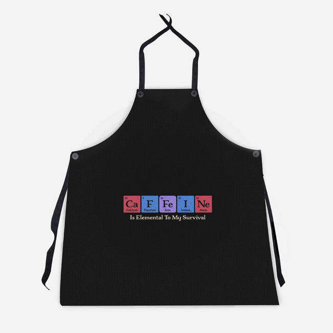 Caffeine Is Elemental-Unisex-Kitchen-Apron-Popnotic