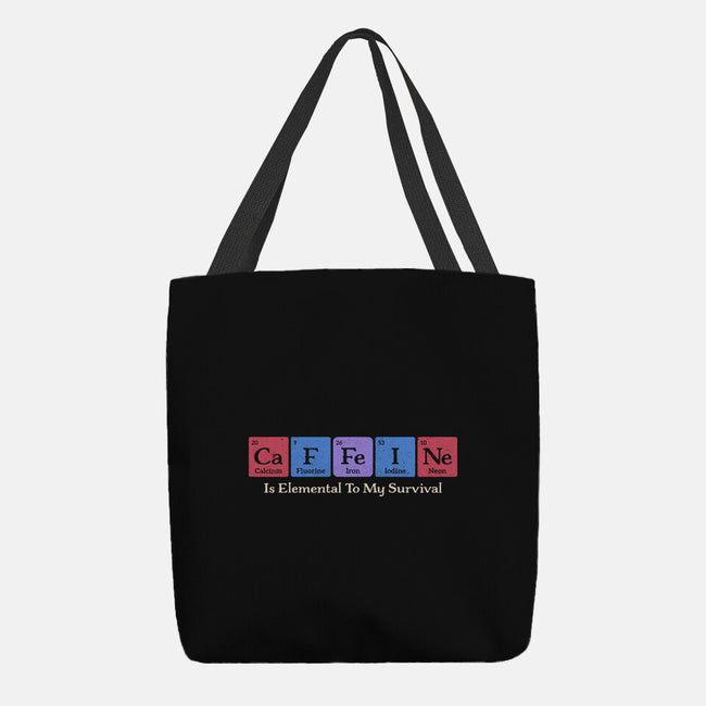 Caffeine Is Elemental-None-Basic Tote-Bag-Popnotic