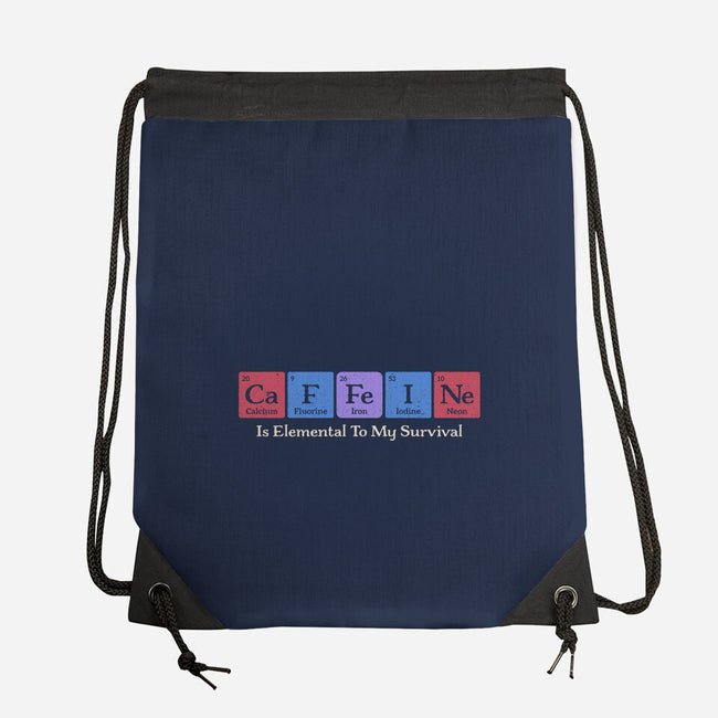 Caffeine Is Elemental-None-Drawstring-Bag-Popnotic