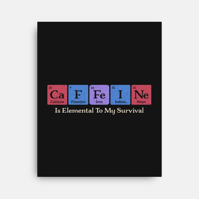 Caffeine Is Elemental-None-Stretched-Canvas-Popnotic