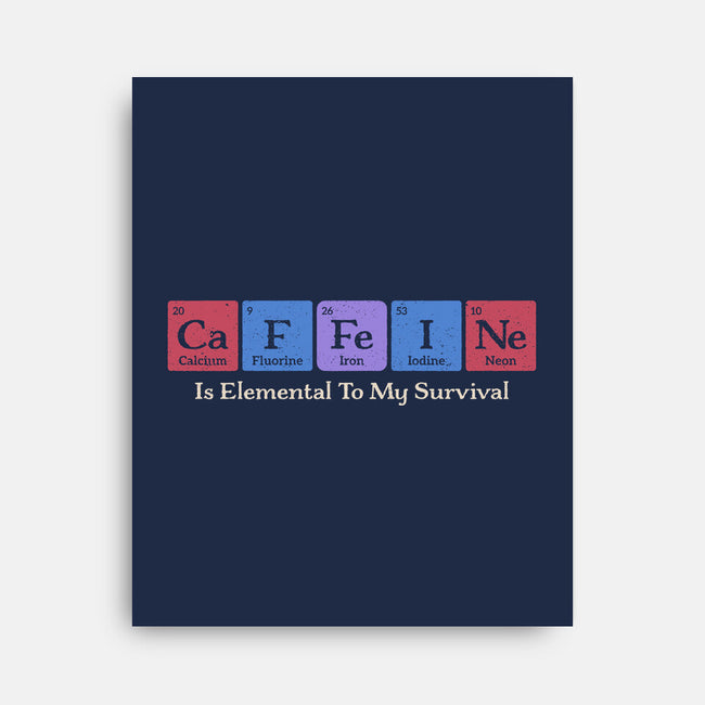 Caffeine Is Elemental-None-Stretched-Canvas-Popnotic