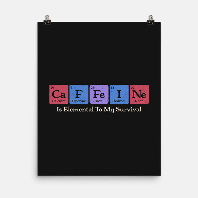 Caffeine Is Elemental-None-Matte-Poster-Popnotic