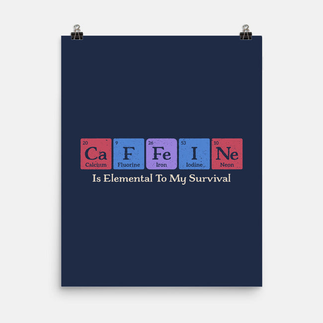 Caffeine Is Elemental-None-Matte-Poster-Popnotic