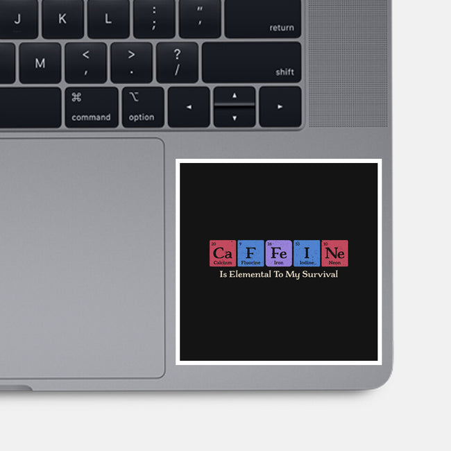 Caffeine Is Elemental-None-Glossy-Sticker-Popnotic
