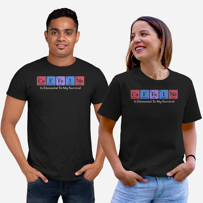 Caffeine Is Elemental-Unisex-Basic-Tee-Popnotic