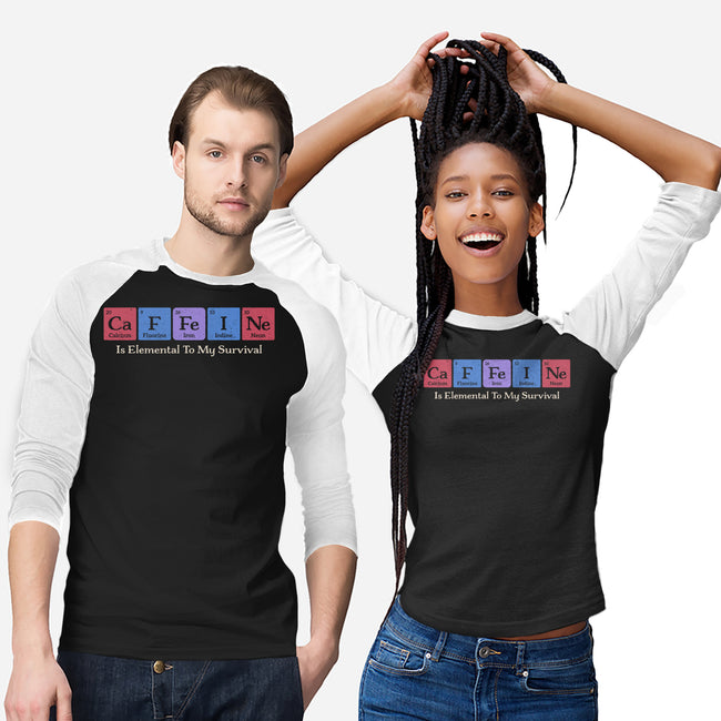 Caffeine Is Elemental-Unisex-Baseball-Tee-Popnotic