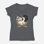 Love Always Wins-Womens-V-Neck-Tee-Freecheese