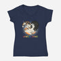 Love Always Wins-Womens-V-Neck-Tee-Freecheese