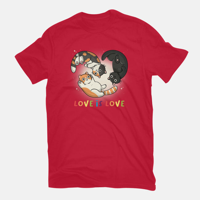 Love Always Wins-Mens-Basic-Tee-Freecheese
