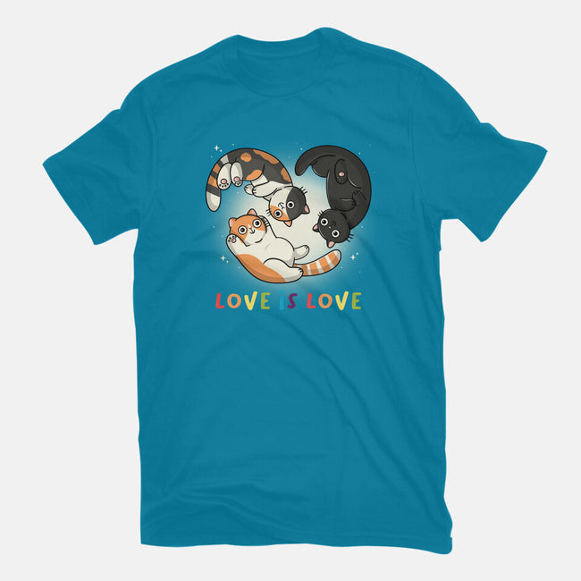 Love Always Wins-Womens-Basic-Tee-Freecheese