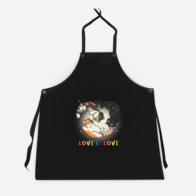 Love Always Wins-Unisex-Kitchen-Apron-Freecheese