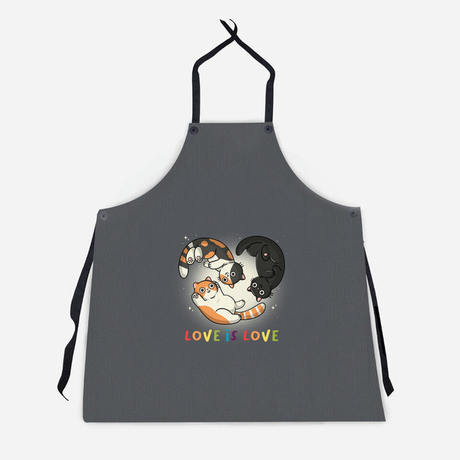 Love Always Wins-Unisex-Kitchen-Apron-Freecheese
