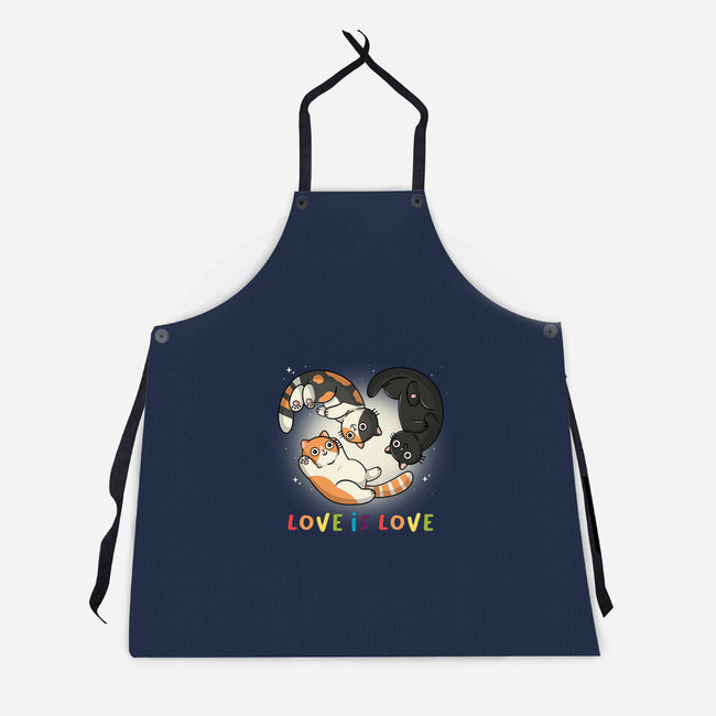 Love Always Wins-Unisex-Kitchen-Apron-Freecheese