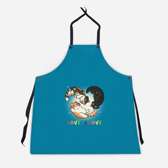 Love Always Wins-Unisex-Kitchen-Apron-Freecheese