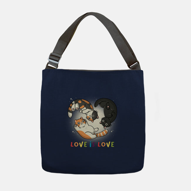 Love Always Wins-None-Adjustable Tote-Bag-Freecheese