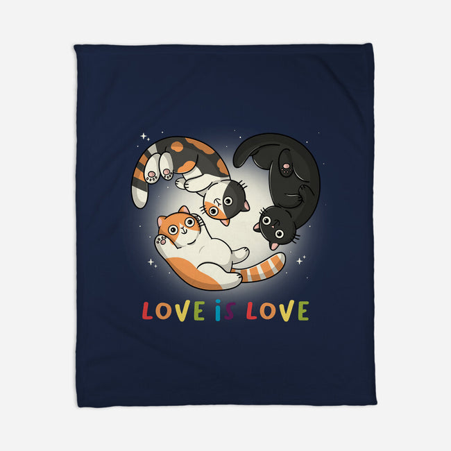 Love Always Wins-None-Fleece-Blanket-Freecheese