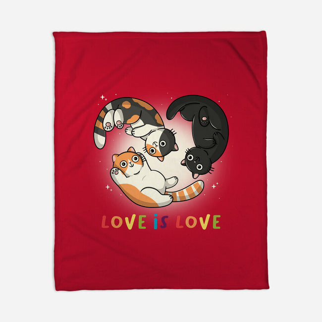Love Always Wins-None-Fleece-Blanket-Freecheese