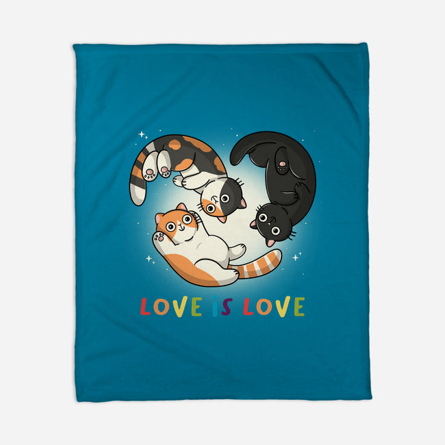 Love Always Wins-None-Fleece-Blanket-Freecheese