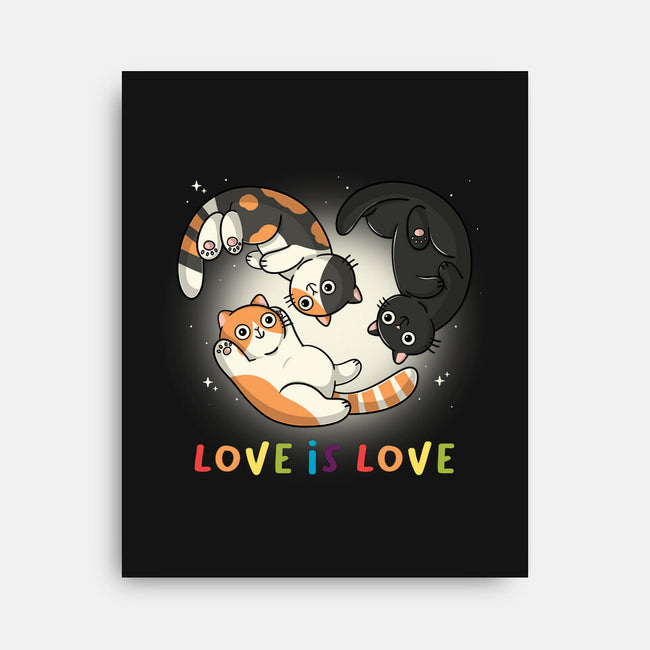 Love Always Wins-None-Stretched-Canvas-Freecheese