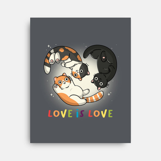 Love Always Wins-None-Stretched-Canvas-Freecheese