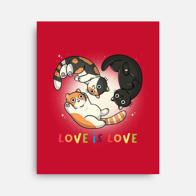 Love Always Wins-None-Stretched-Canvas-Freecheese