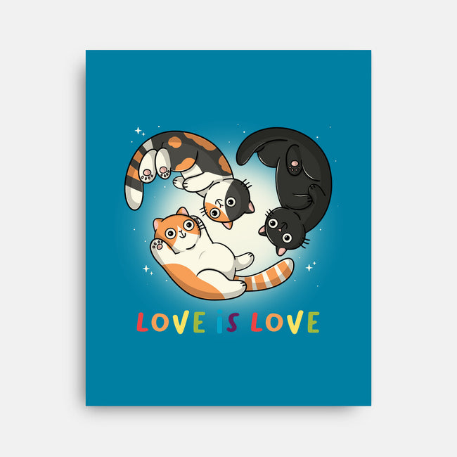 Love Always Wins-None-Stretched-Canvas-Freecheese