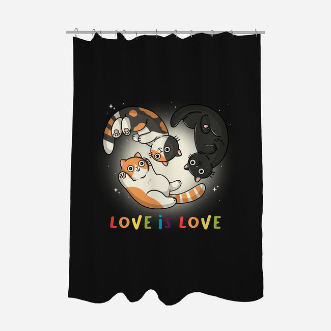 Love Always Wins-None-Polyester-Shower Curtain-Freecheese