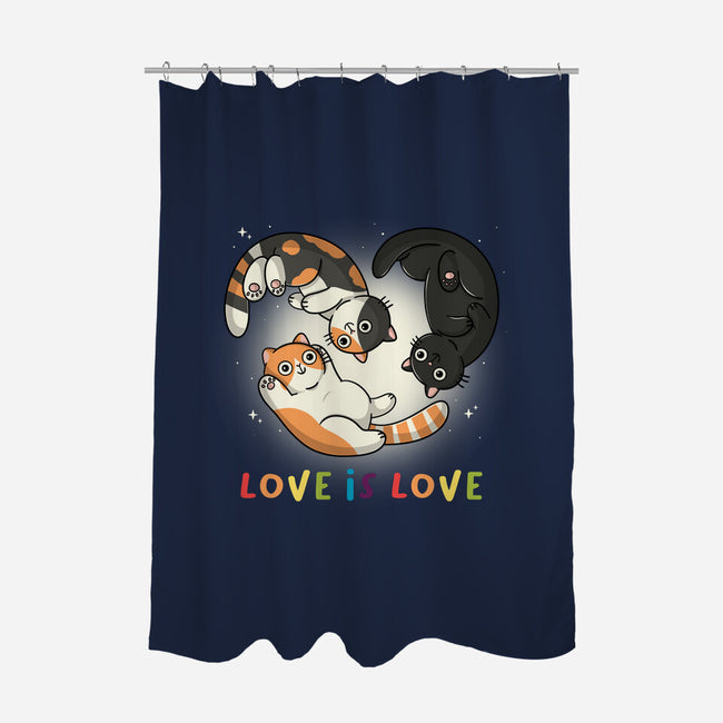 Love Always Wins-None-Polyester-Shower Curtain-Freecheese
