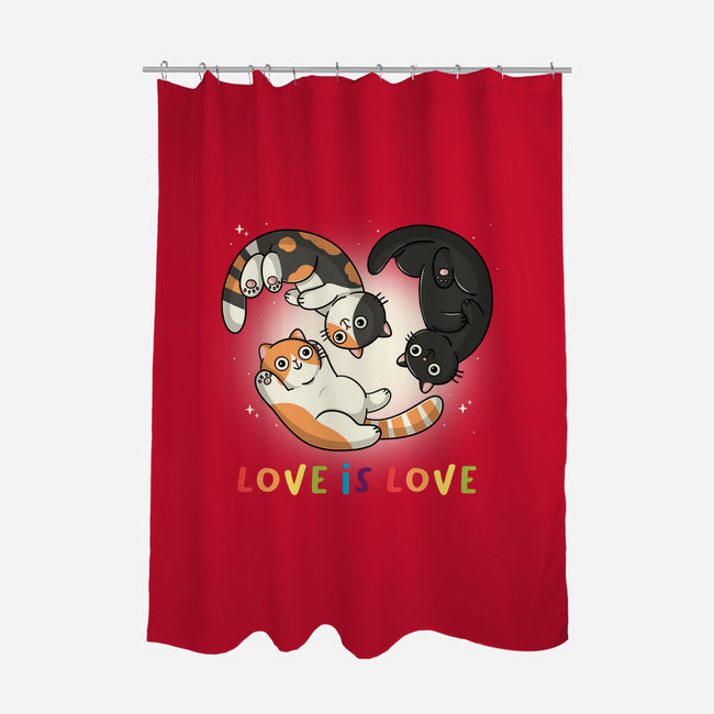 Love Always Wins-None-Polyester-Shower Curtain-Freecheese