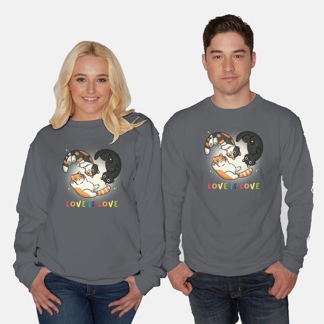 Love Always Wins-Unisex-Crew Neck-Sweatshirt-Freecheese