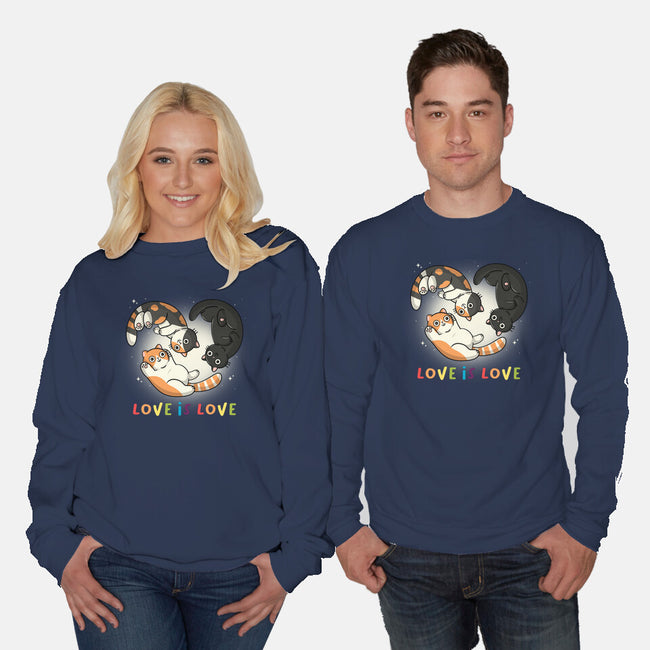 Love Always Wins-Unisex-Crew Neck-Sweatshirt-Freecheese