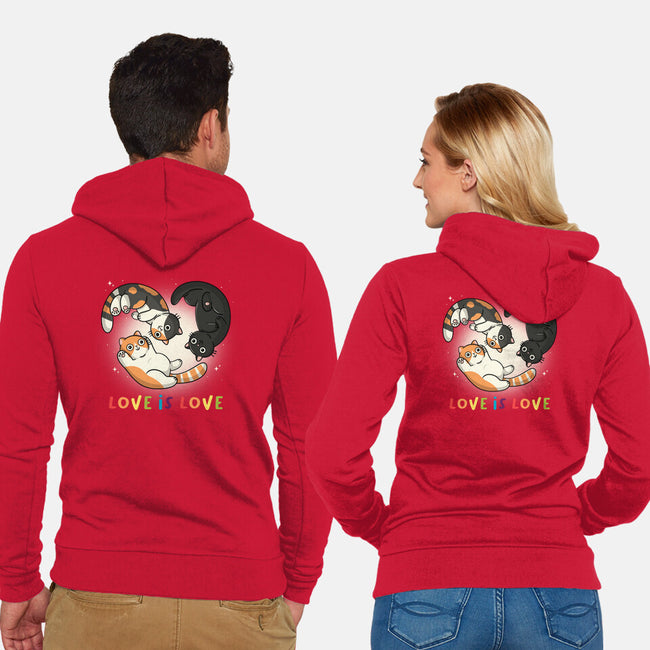 Love Always Wins-Unisex-Zip-Up-Sweatshirt-Freecheese
