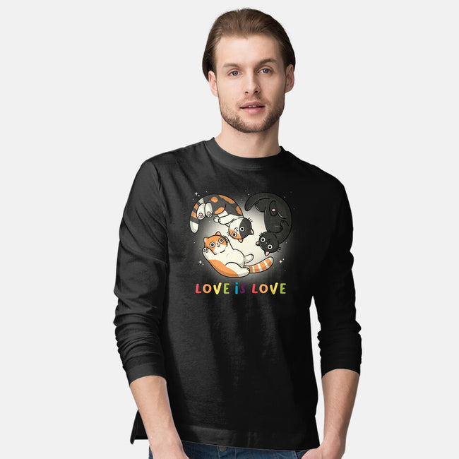 Love Always Wins-Mens-Long Sleeved-Tee-Freecheese