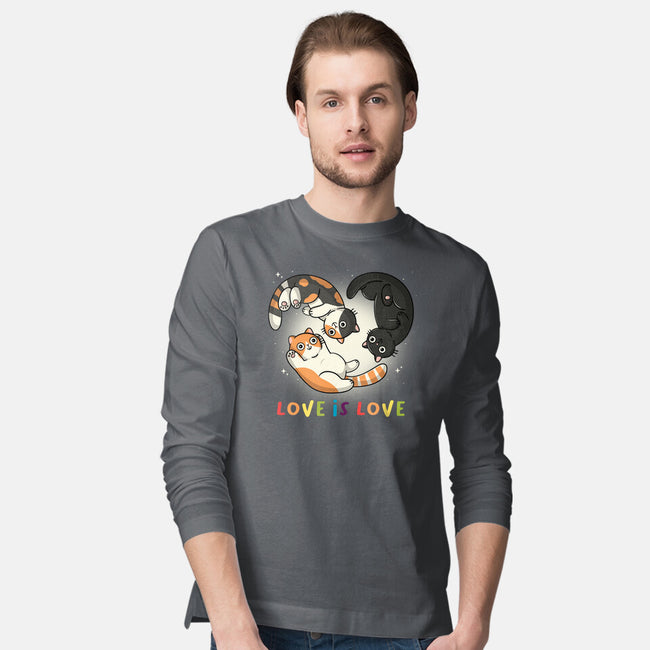 Love Always Wins-Mens-Long Sleeved-Tee-Freecheese
